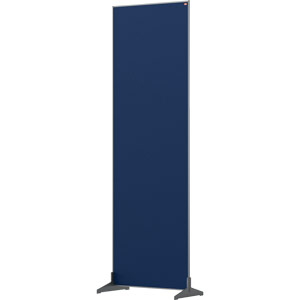 Nobo Impression Blue Pro Free Standing Room Divider Screen Felt Surface 600x1800mm