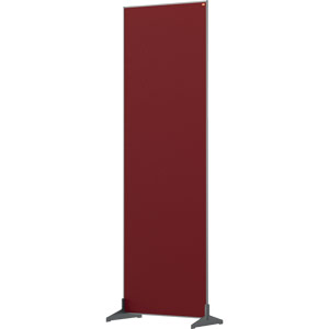 Nobo Impression Red Pro Free Standing Room Divider Screen Felt Surface 600x1800mm