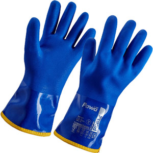 Supertouch Pawa PG614 Type A Chemical-Resistant Thermal Gloves - Blue