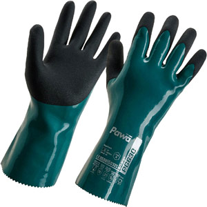 Supertouch Pawa PG630 Type A Chemical Resistant Heavy-Duty Gauntlet - Green