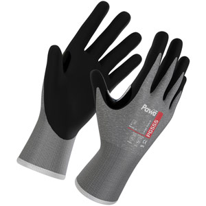 Supertouch Pawa PG555 Level F Cut-Resistant Gloves - Grey/Black