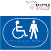 Disabled / Gents Symbol - Blue