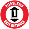 Please Keep 1m Safe Distance