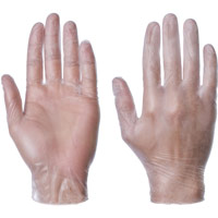Supertouch Powderfree Vinyl Gloves - Clear
