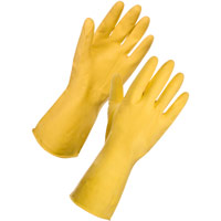 Supertouch Household Latex Gloves - Yellow