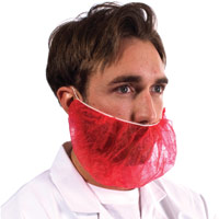 Supertouch Non-Woven Beard Mask - Red