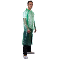 Supertouch PE Visitors Coats - Green