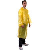 Supertouch PE Visitors Coats - Yellow