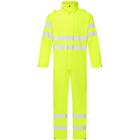 Supertouch Hi Vis Storm-Flex PU Coverall - Yellow