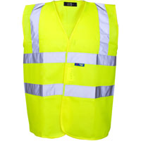 Supertouch Hi Vis Vest - Velcro - Yellow