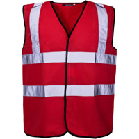 Supertouch Coloured Vest - Red