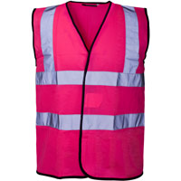 Supertouch Coloured Vest - Hot Pink