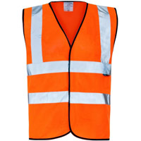 Supertouch Hi-Vis Vests Printers Pack - Orange/Black