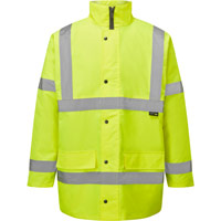 Supertouch Hi Vis Standard Parka - Yellow