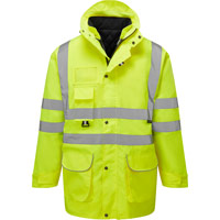 Supertouch Hi Vis 7 in 1 Parka - Yellow