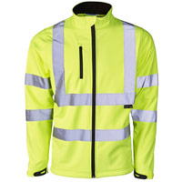 Supertouch Hi Vis Softshell Jacket - Yellow
