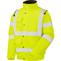 Supertouch Storm-Flex PU Bomber Jacket - Yellow