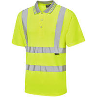 Supertouch Hi Vis Bird Eye Polo Shirt - Yellow