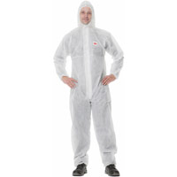 3M White Protective Coverall 4500