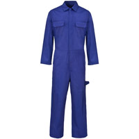 Supertouch Polycotton Coverall - Basic - Royal Blue