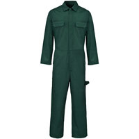 Supertouch Polycotton Coverall - Basic - Bottle Green
