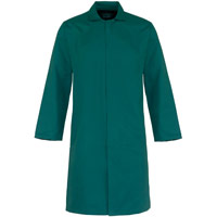 Supertouch Polycotton Food Coat - Inner Pocket - Kelly Green