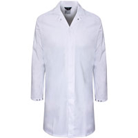 Supertouch Polycotton Food Coat - Inner Pocket - White