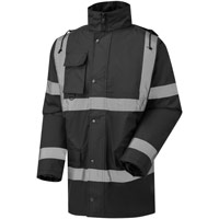 Supertouch Security Parka - With Tape - Black