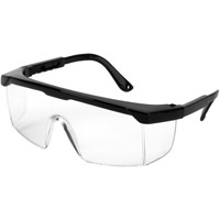 Supertouch E20 Safety Glasses - Clear/Black - One Size
