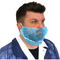Supertouch Non-Woven Detectable Beard Mask Blue - Blue