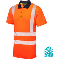 Supertouch Essentials Hi-Vis Eco CoolMax Polo - Orange