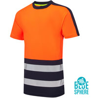 Supertouch Essentials Hi Vis Eco CoolAir T-Shirt - Orange