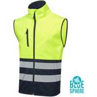 Supertouch Essentials Hi Vis Eco Coolair Softshell Gilet - Yellow
