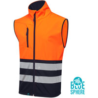 Supertouch Essentials Hi Vis Eco Coolair Softshell Gilet - Orange