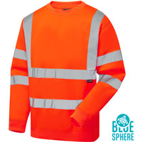 Supertouch Eco Hi Vis Sweatshirt - Orange