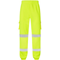 Supertouch Hi Vis Jogging Bottoms - Yellow