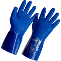 Supertouch Pawa PG610 Type A Chemical Resistant Gloves - Blue