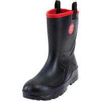 Supertouch PU Rigger Steel Toe Safety Wellington - Black