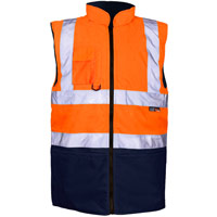 Supertouch 2 Tone Bodywarmer - Orange/Navy