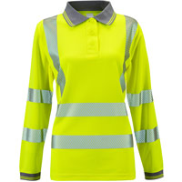 Supertouch Ladies Hi Vis Jaya Bird Eye Polo - Yellow