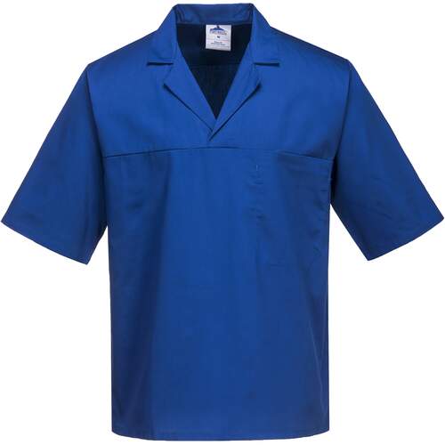 Portwest Bakers Shirt S/S - Royal Blue