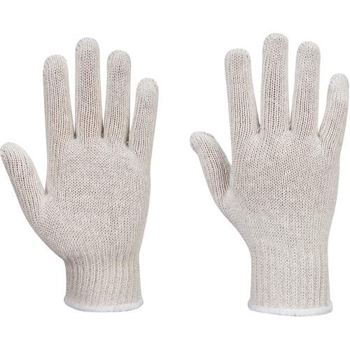 Portwest String Knit Liner Glove (300 Pairs) - White