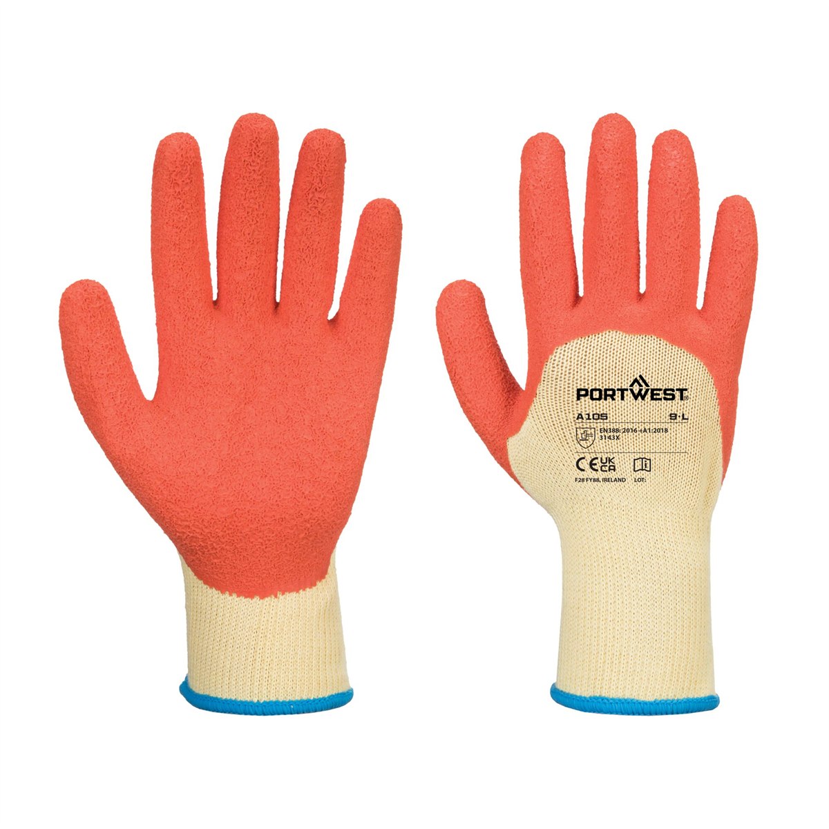 Portwest Grip Xtra Glove - Yellow/Orange
