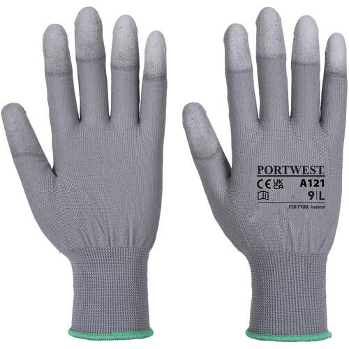 Portwest PU Fingertip Glove - Grey