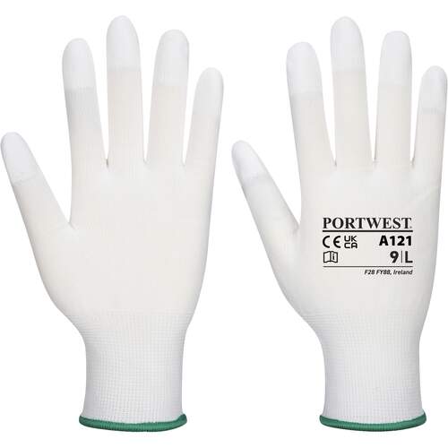 Portwest PU Fingertip Glove - White