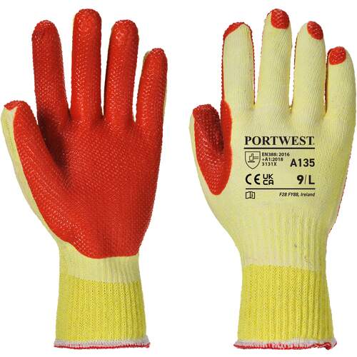 Portwest Tough Grip Glove - Yellow/Orange