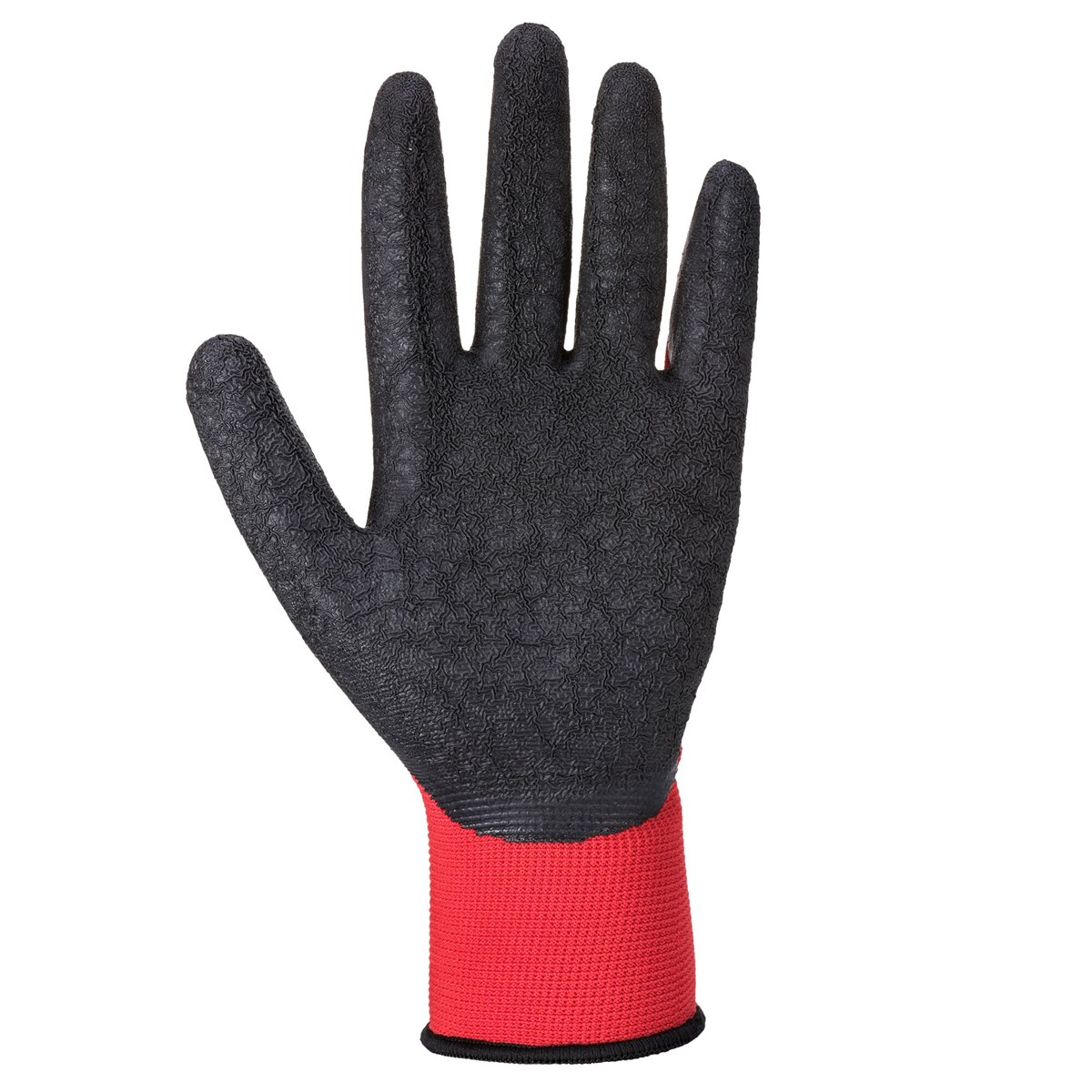 Portwest Flex Grip Latex Glove - Red/Black