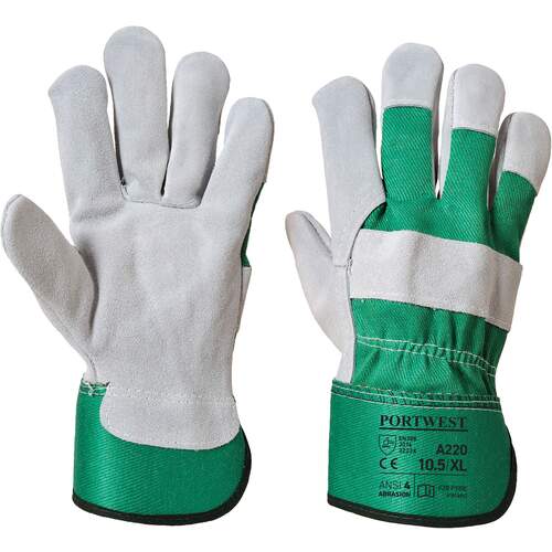 Portwest Premium Chrome Rigger Glove - Green