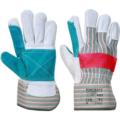 Portwest Classic Double Palm Rigger Glove - Green