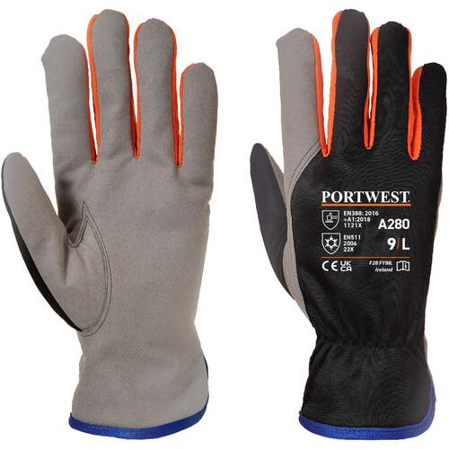 Wintershield Glove - Black/Orange